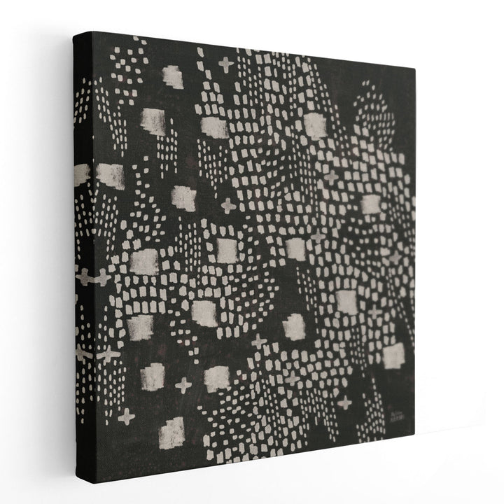 Dots and Blocks - Canvas Print Wall Art