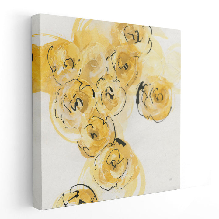 Yellow Roses Anew I - Canvas Print Wall Art