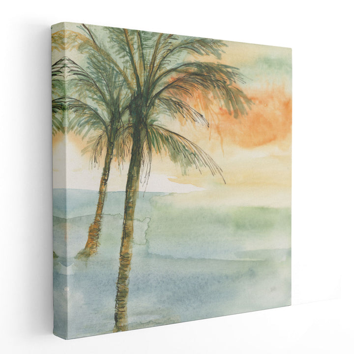 Island Sunset I - Canvas Print Wall Art