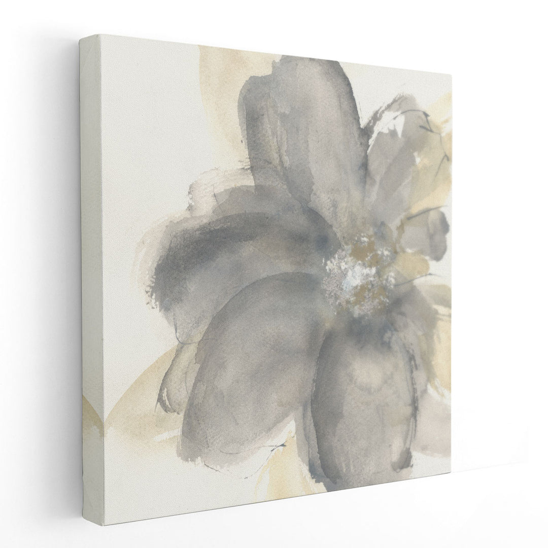 Floral Gray I - Canvas Print Wall Art