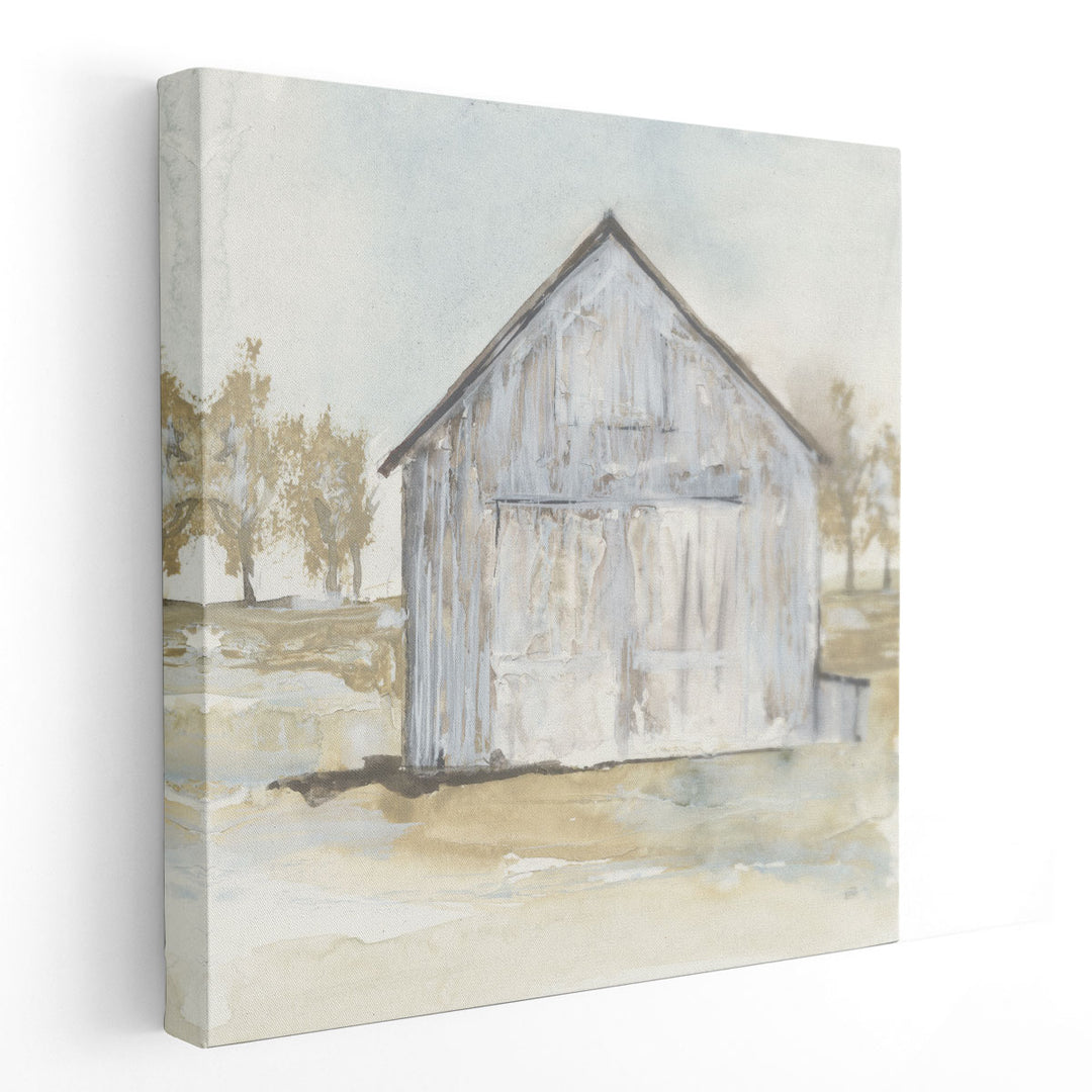 White Barn I - Canvas Print Wall Art