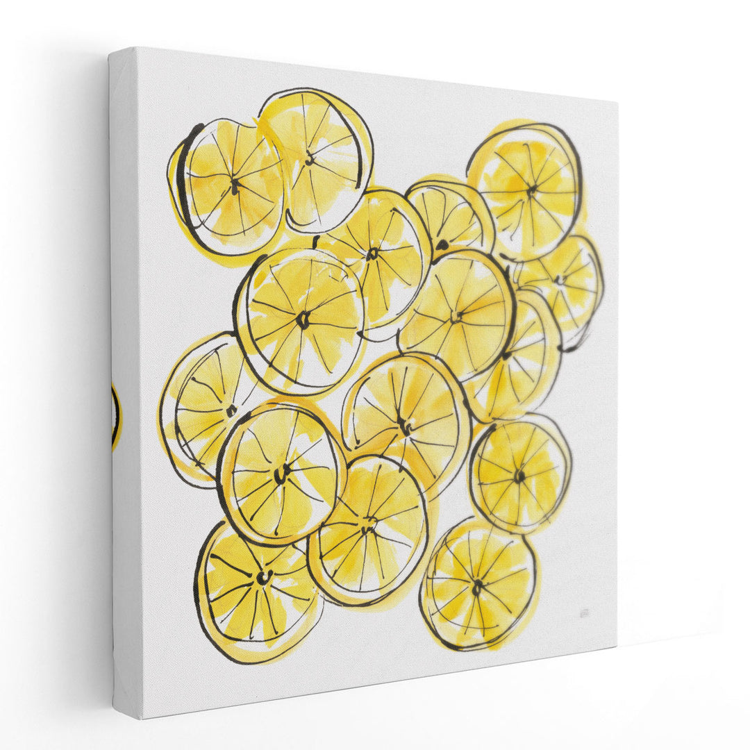 Cut Lemons III - Canvas Print Wall Art