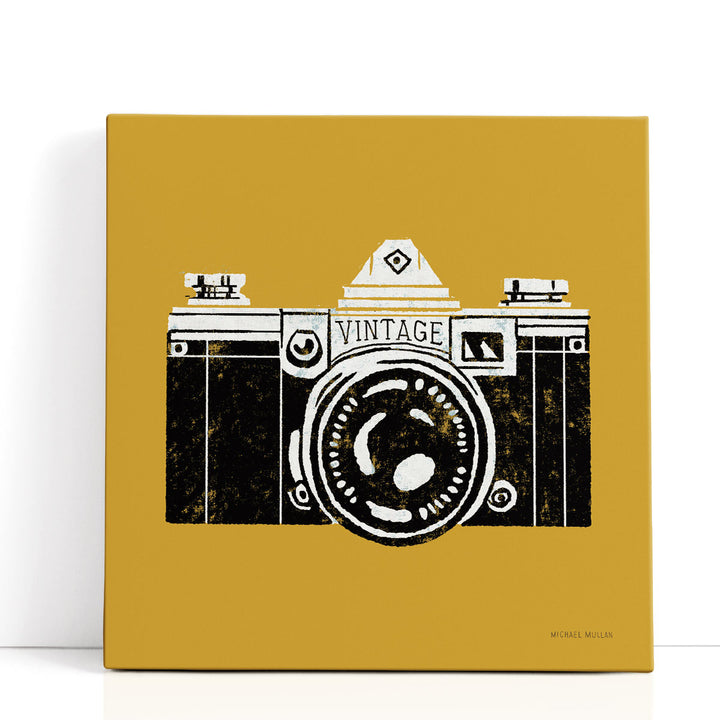 Mustard Studio Wall Art with bold geometric shapes