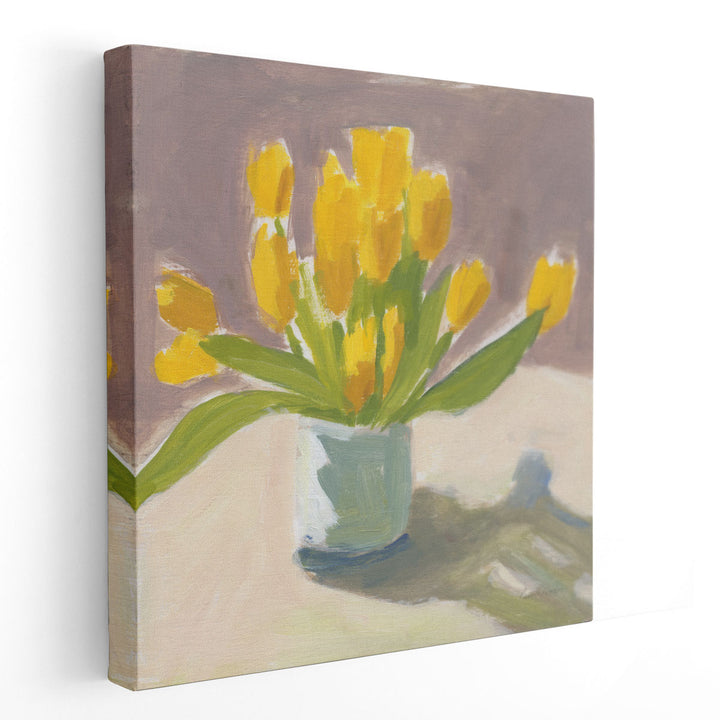 Sunny Tulips - Canvas Print Wall Art