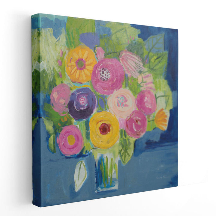 Happy Bouquet - Canvas Print Wall Art