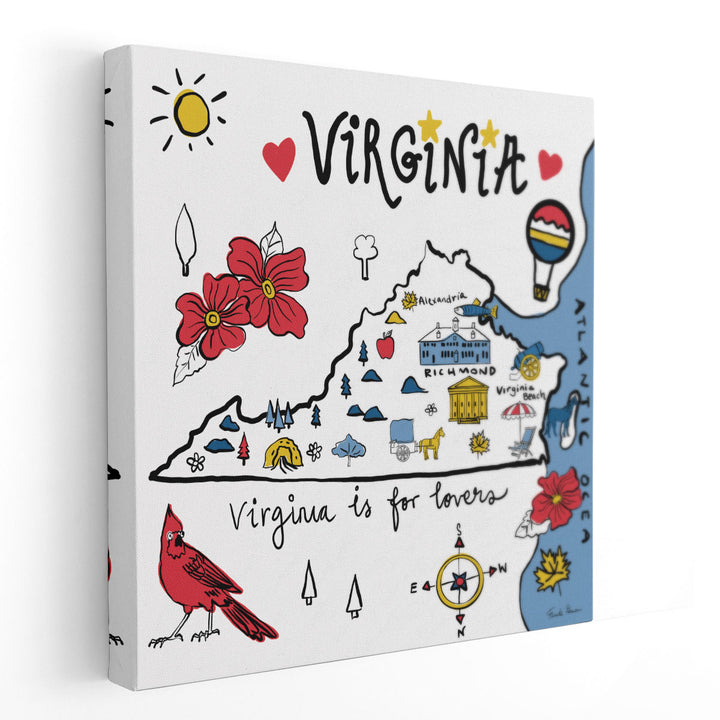 Virginia - Canvas Print Wall Art