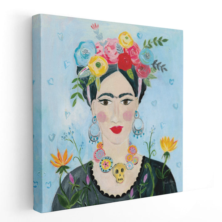 Homage to Frida II Shoulders - Canvas Print Wall Art