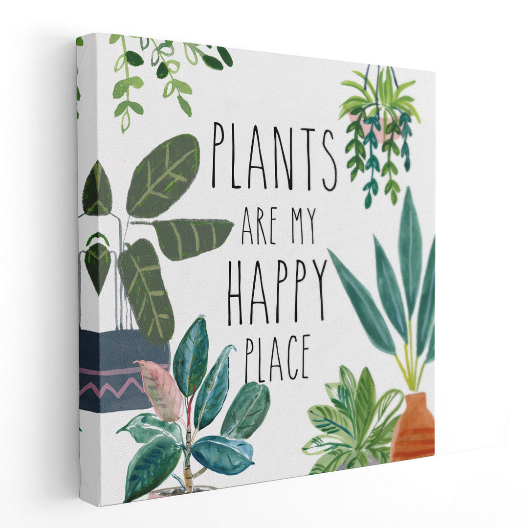 Plant Home I - Canvas Print Wall Art