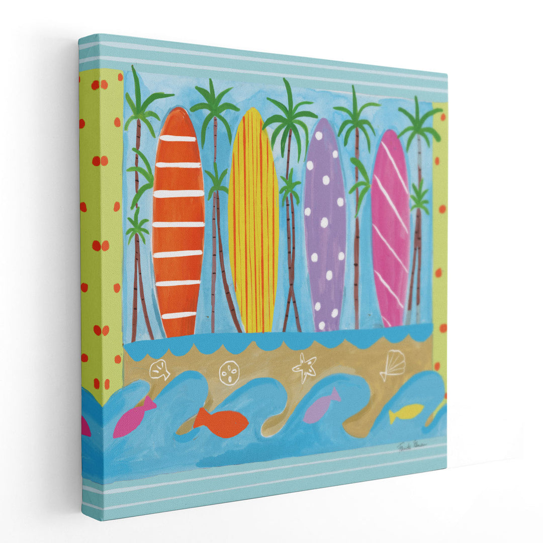 Beach Living V - Canvas Print Wall Art