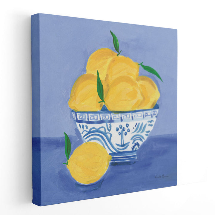 Lemon Still Life - Canvas Print Wall Art