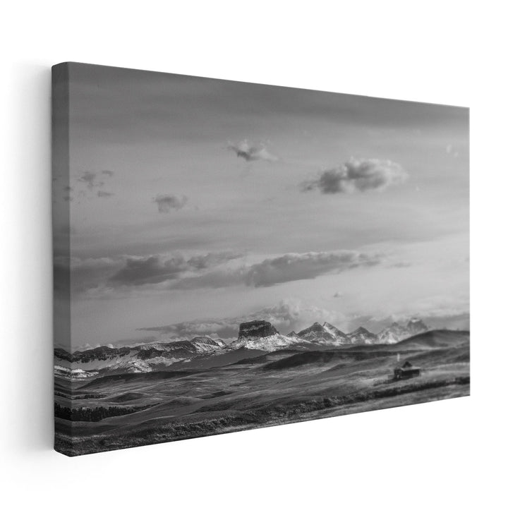 Mountain Cabin II - Canvas Print Wall Art