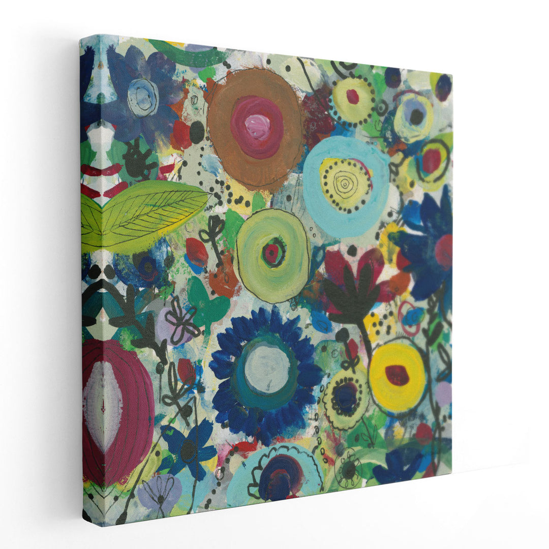 Jewel Garden IV - Canvas Print Wall Art