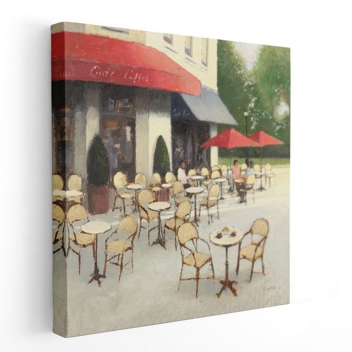 Cafe du Matin II - Canvas Print Wall Art