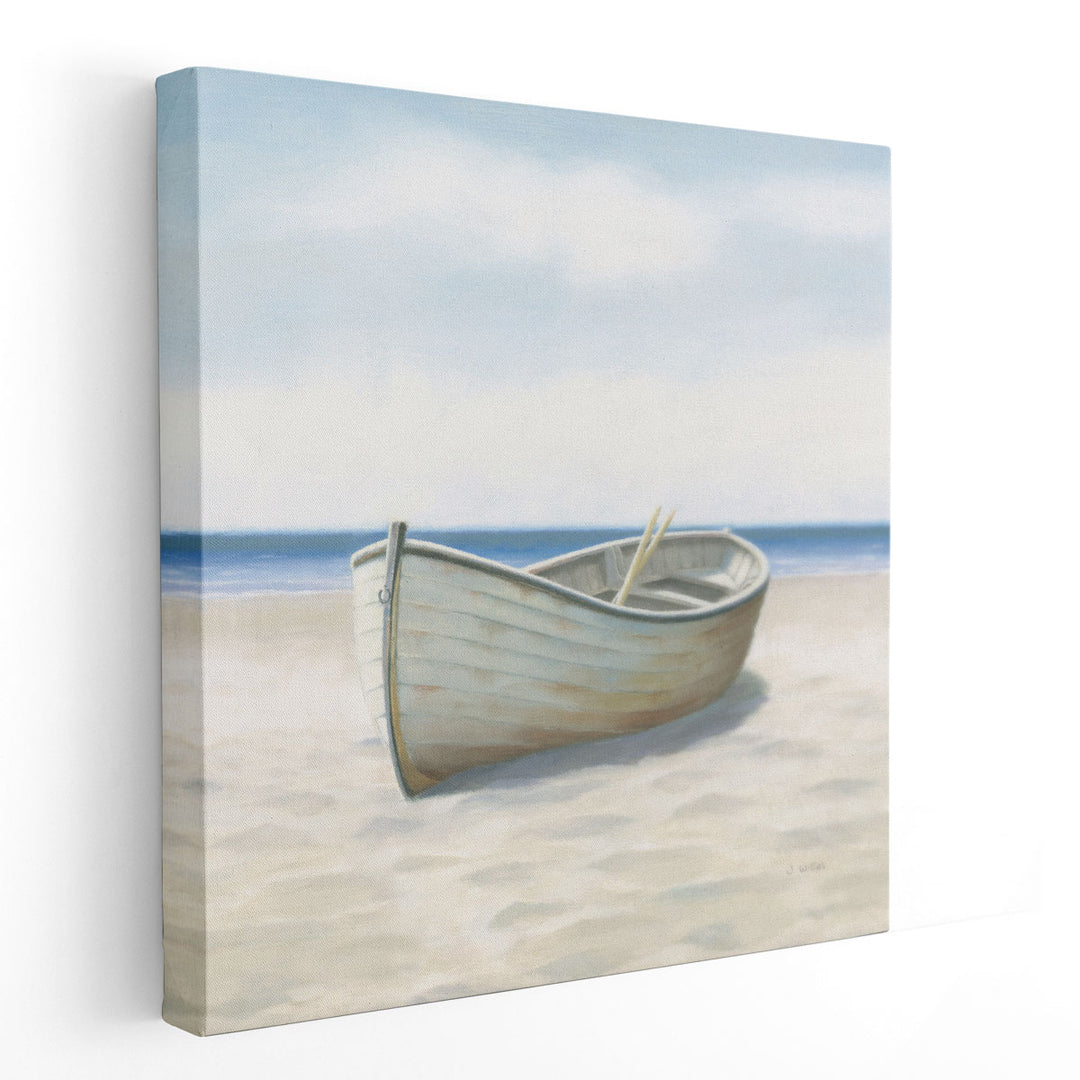 Beach Days I No Fence Flowers - Canvas Print Wall Art