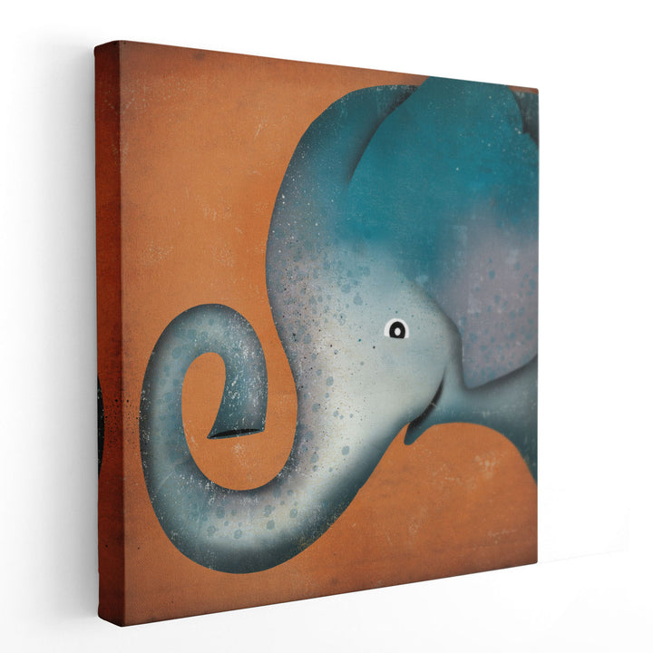 Elephant Wow - Canvas Print Wall Art