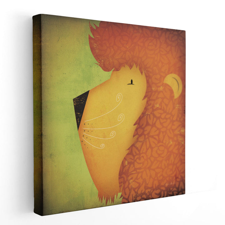 Lion Wow - Canvas Print Wall Art