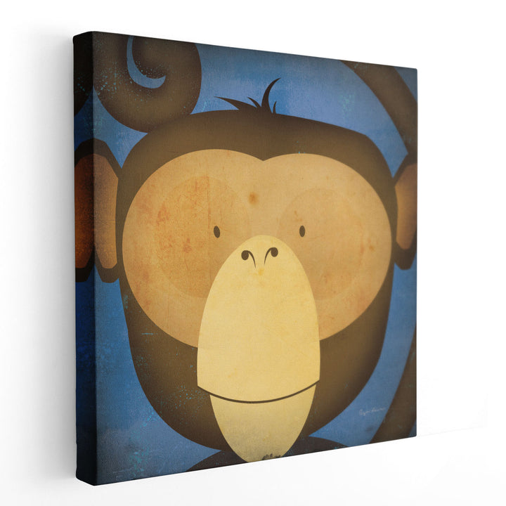 Monkey Wow - Canvas Print Wall Art