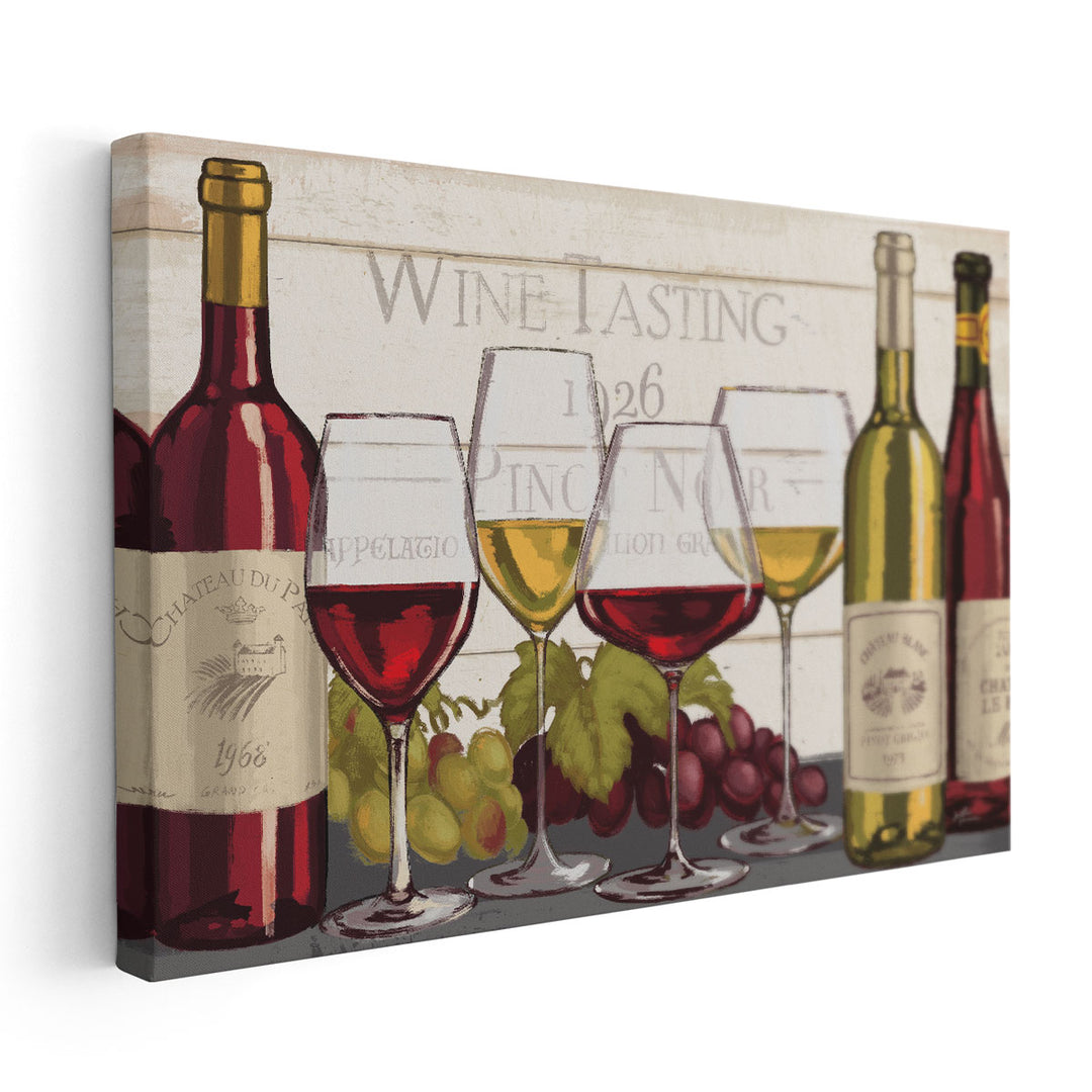 Wine Tasting I - Canvas Print Wall Art