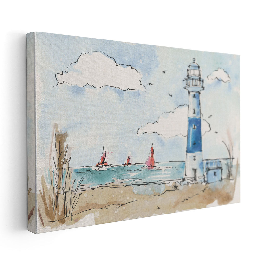 Coastal Life II- Canvas Print Wall Art