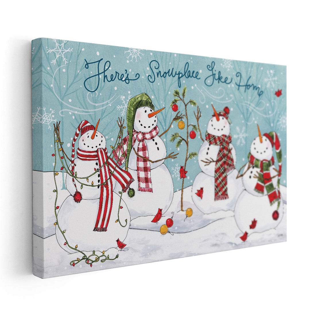 Snowplace Like Home I - Canvas Print Wall Art