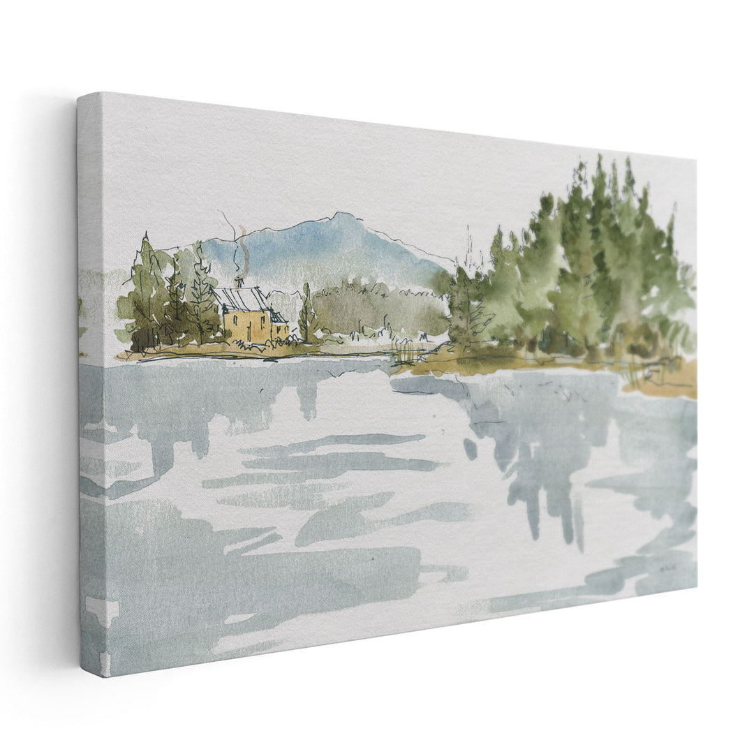 Serene Lake I - Canvas Print Wall Art