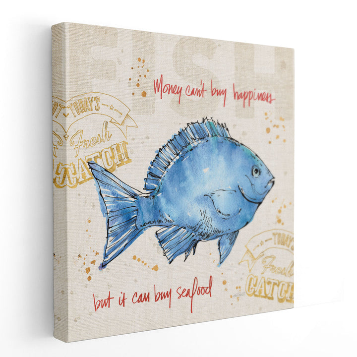 Coastal Catch III - Canvas Print Wall Art