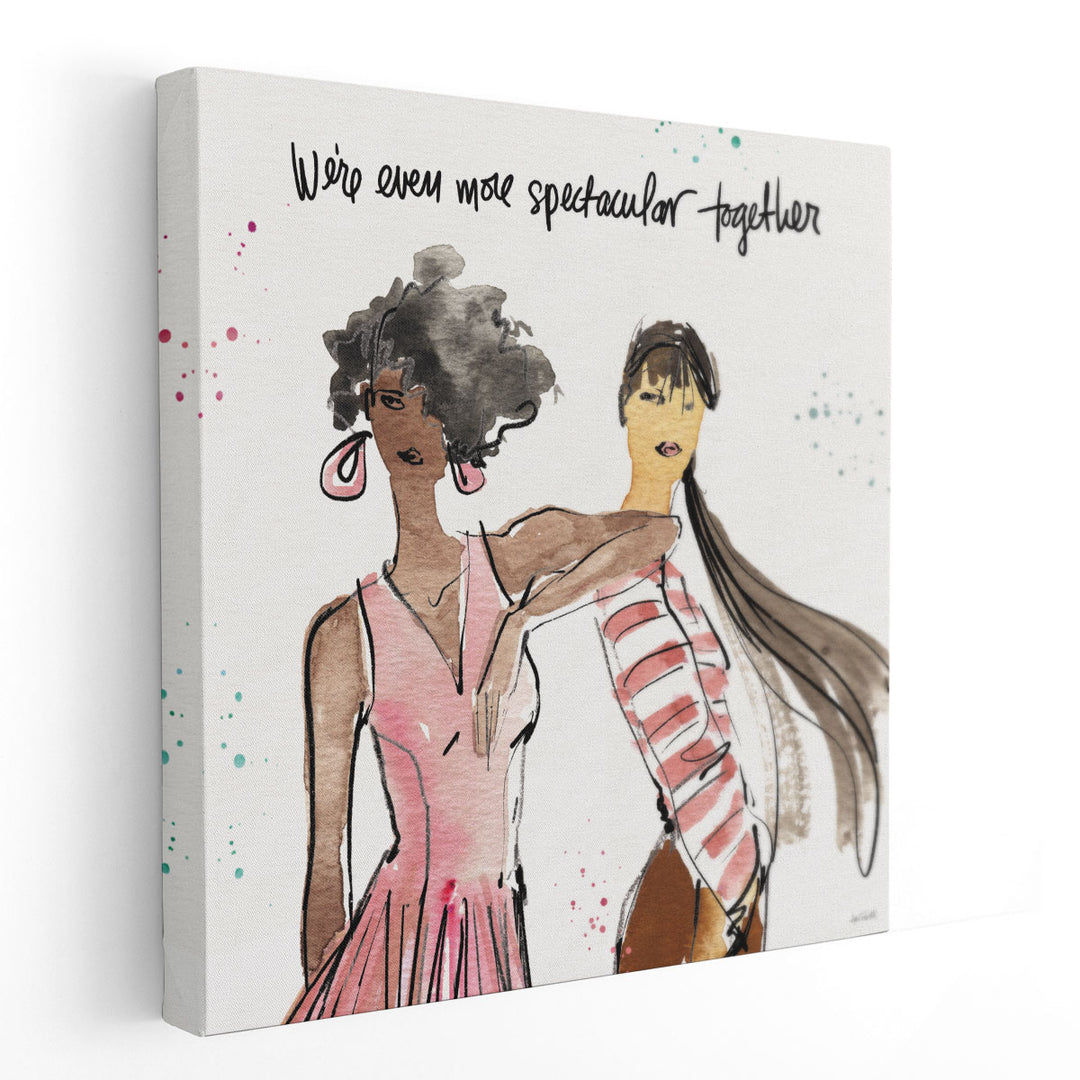 Girlfriends IV - Canvas Print Wall Art