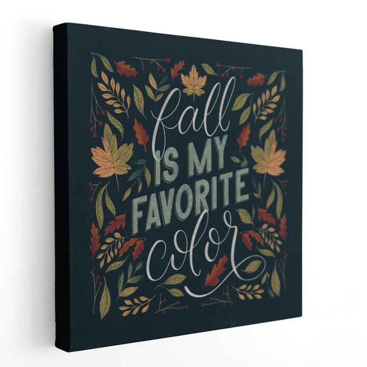 Autumn Sayings I - Canvas Print Wall Art