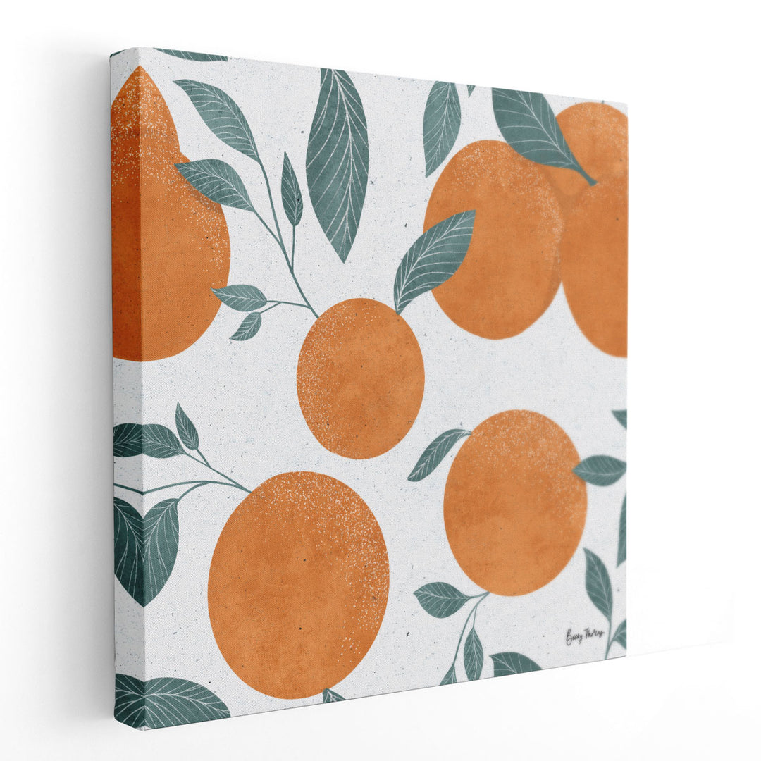 Fruity Cocktails Pattern I - Canvas Print Wall Art