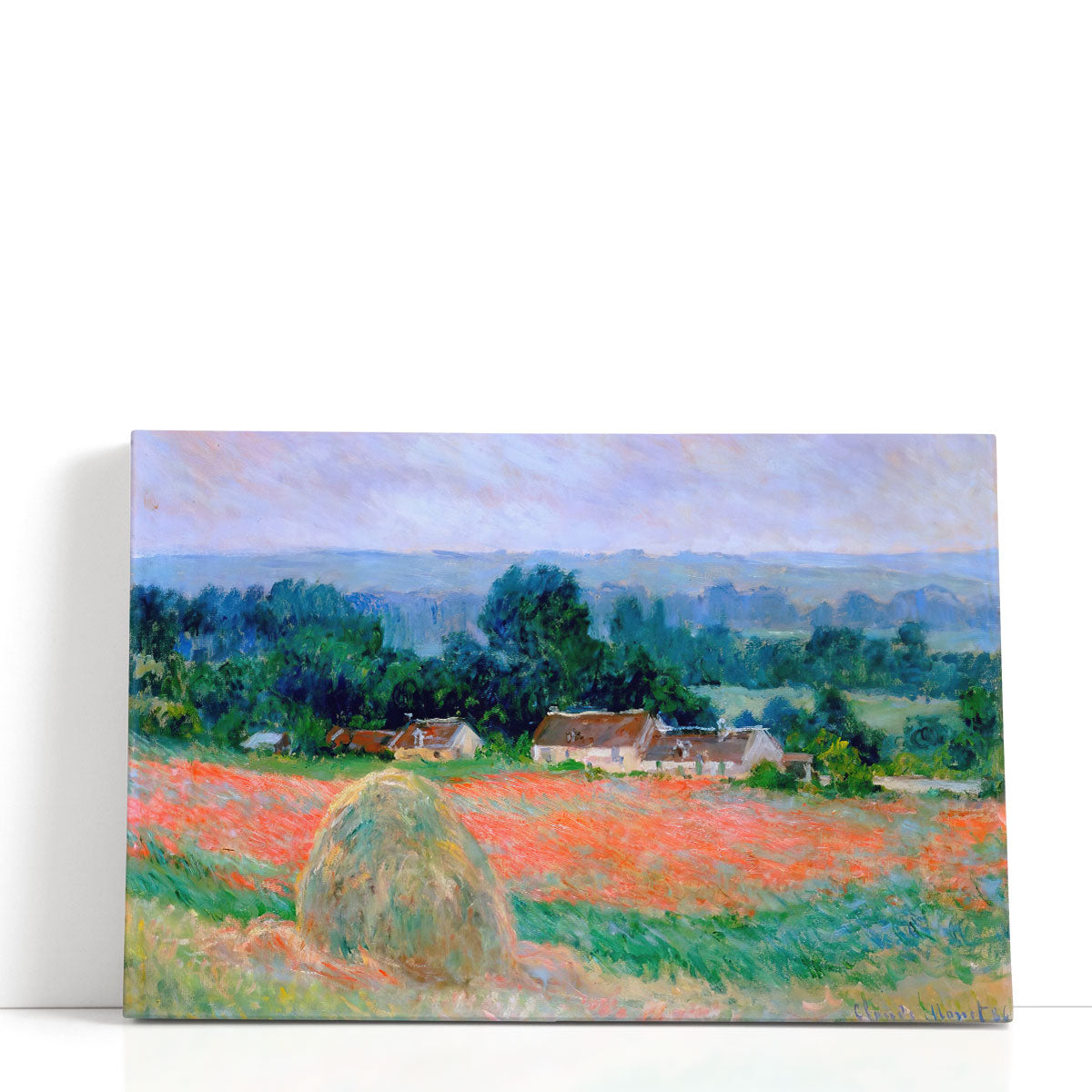 Haystack at Giverny, 1886 | Claude Monet | Abstract Art Print