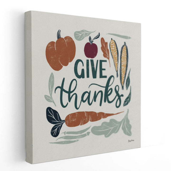 Harvest Lettering II - Canvas Print Wall Art