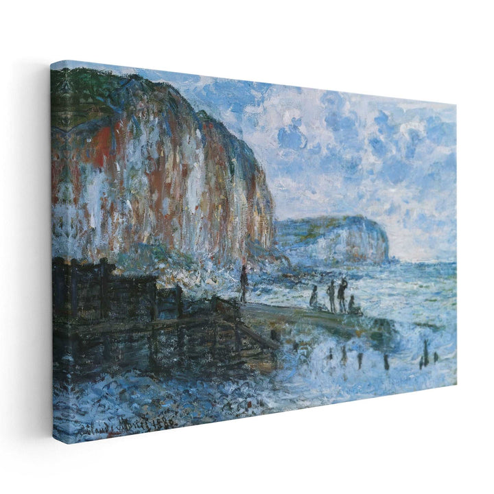 Cliffs of Les Petites-Dalles, 1880 - Canvas Print Wall Art