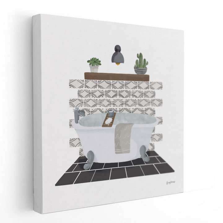 Relaxing Bathroom II - Canvas Print Wall Art