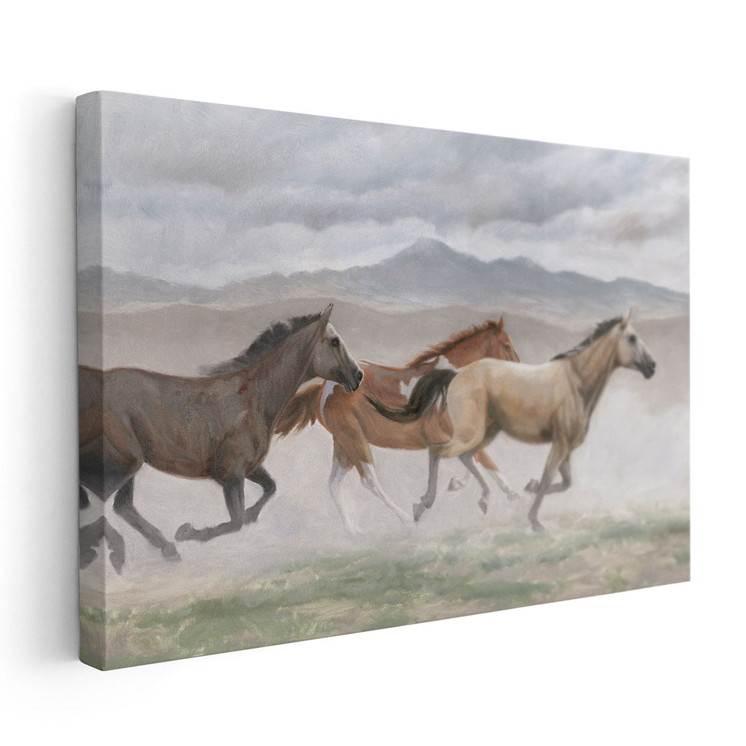 Wild Horses - Canvas Print Wall Art