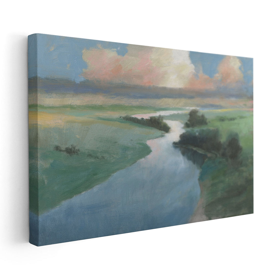 January Landscape - Canvas Print Wall Art