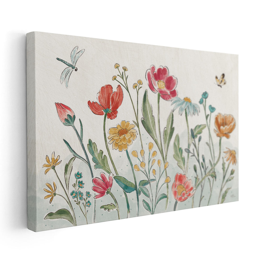 Boho Field I - Canvas Print Wall Art