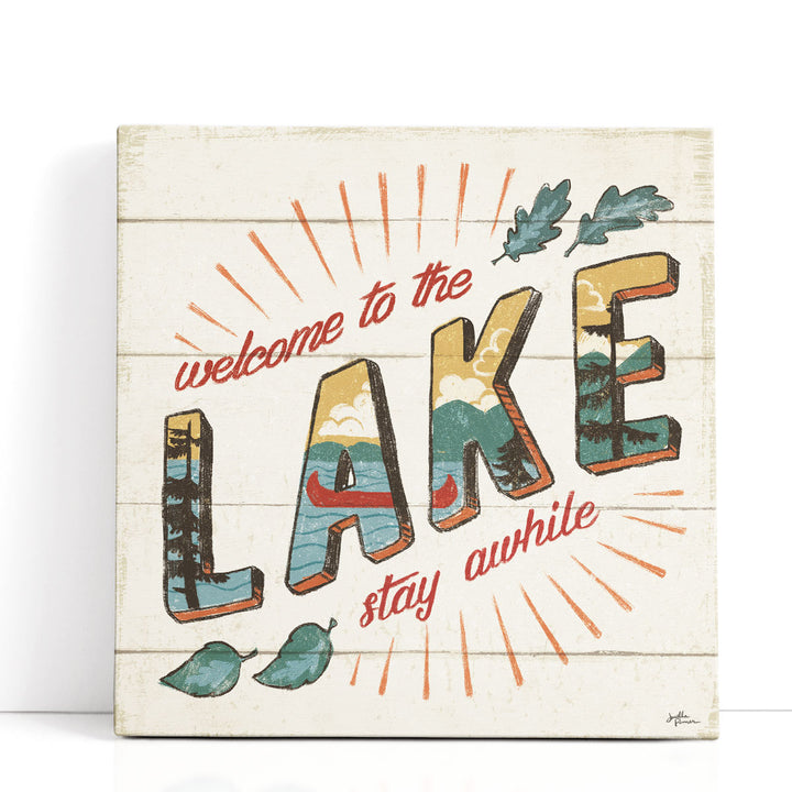 Vintage Lake II - Canvas Print Wall Art