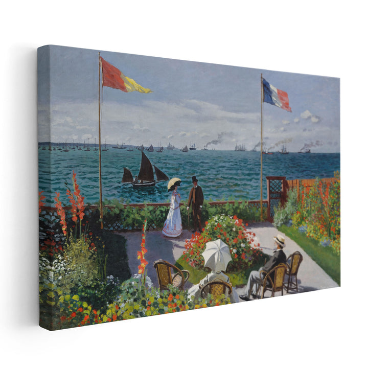 Garden at Sainte-Adresse - Canvas Print Wall Art
