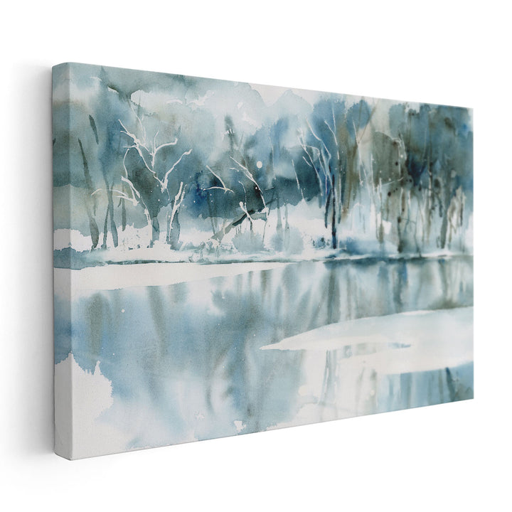 Blue Reflections - Canvas Print Wall Art