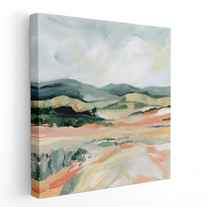 Vermillion Landscape I - Canvas Print Wall Art