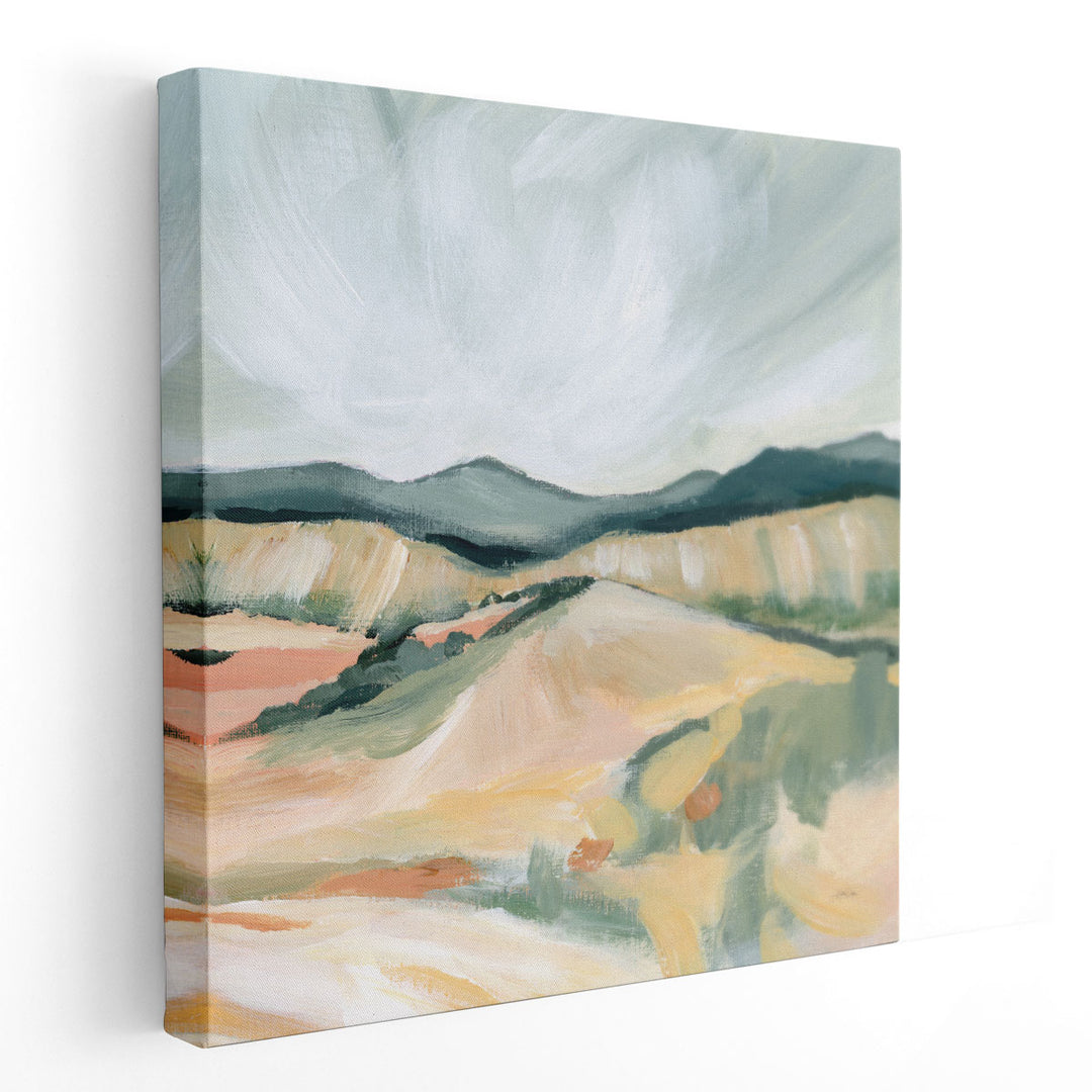 Vermillion Landscape II - Canvas Print Wall Art