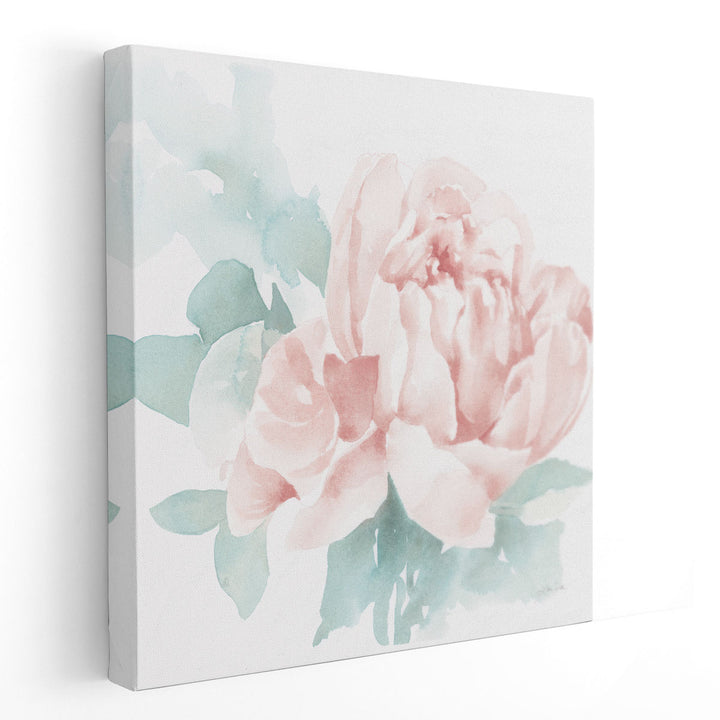 Poetic Blooming I Pink - Canvas Print Wall Art