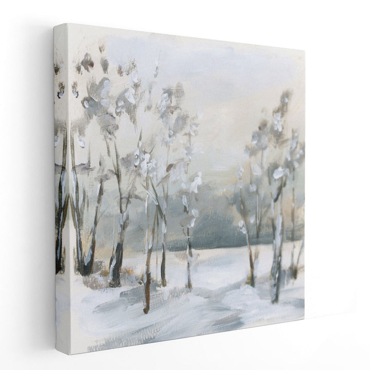 Snowy Winter Trees - Canvas Print Wall Art