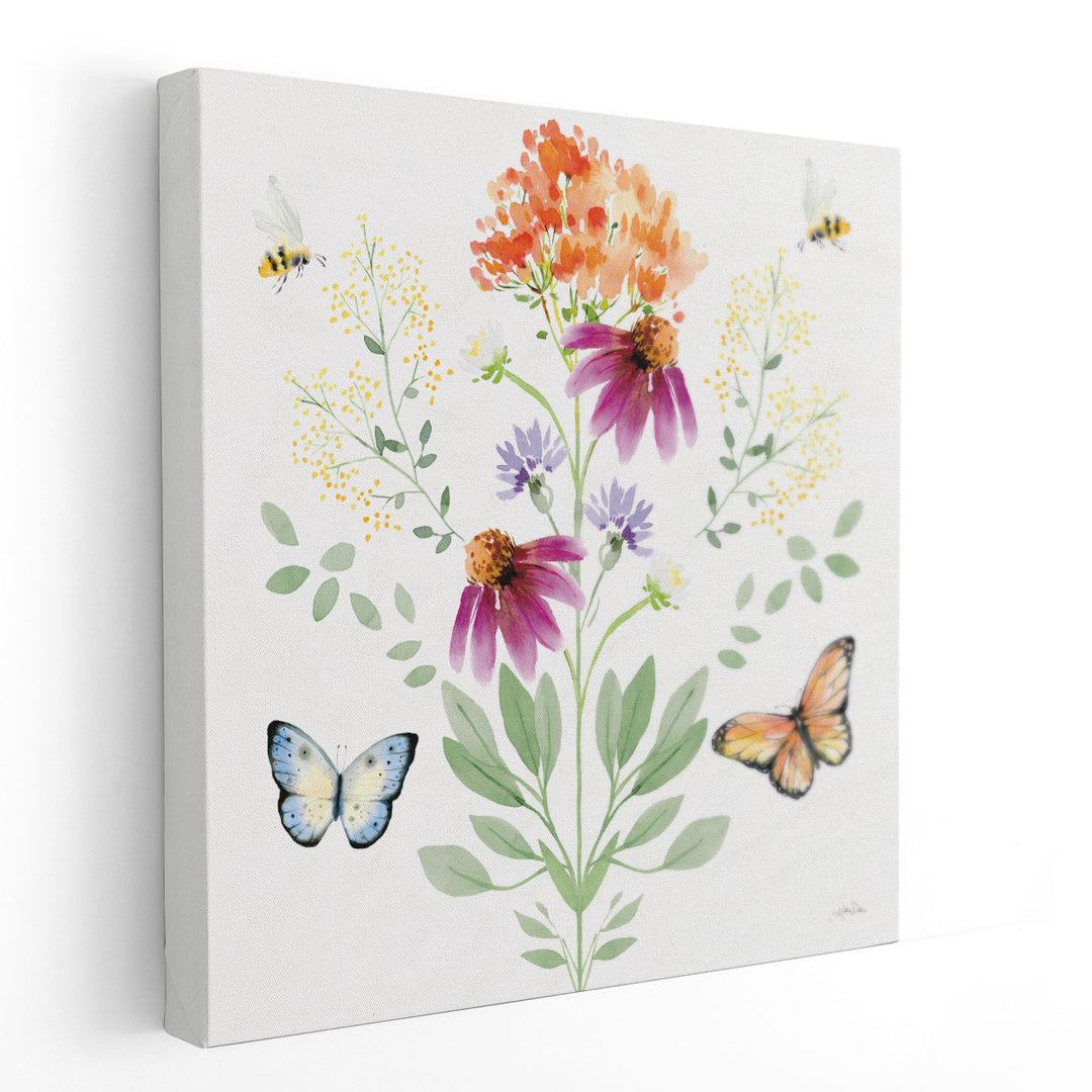 Wild for Wildflowers VIII - Canvas Print Wall Art