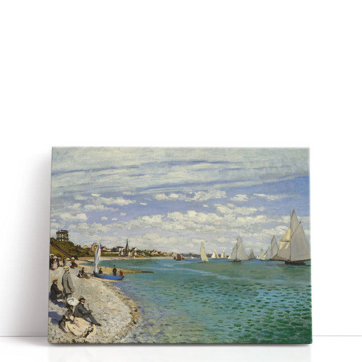 Regatta at Sainte-Adresse, 1867 - Canvas Print Wall Art