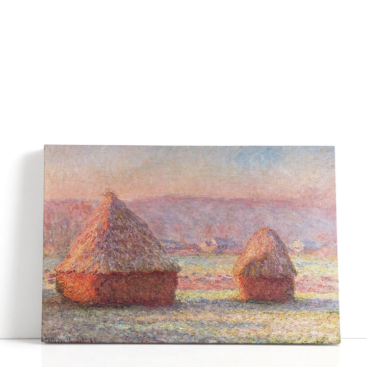 White Frost, Sunrise, 1889 - Canvas Print Wall Art