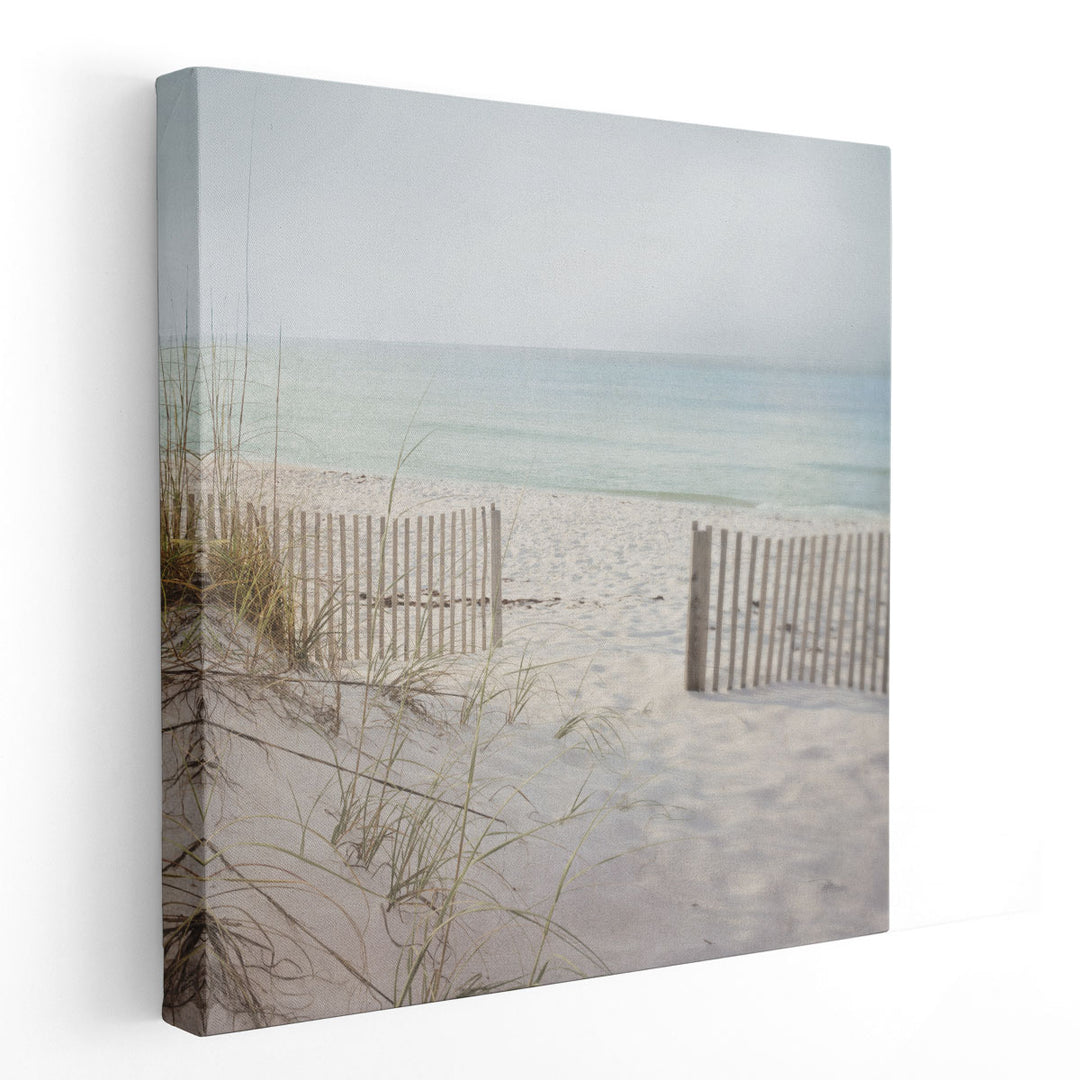 Beach Fence - Canvas Print Wall Art