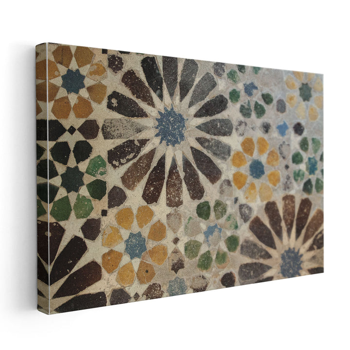 Alhambra Tile I - Canvas Print Wall Art