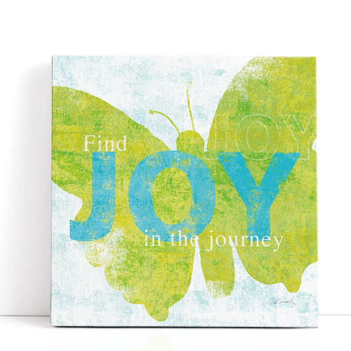 Letterpress Joy - Canvas Print Wall Art