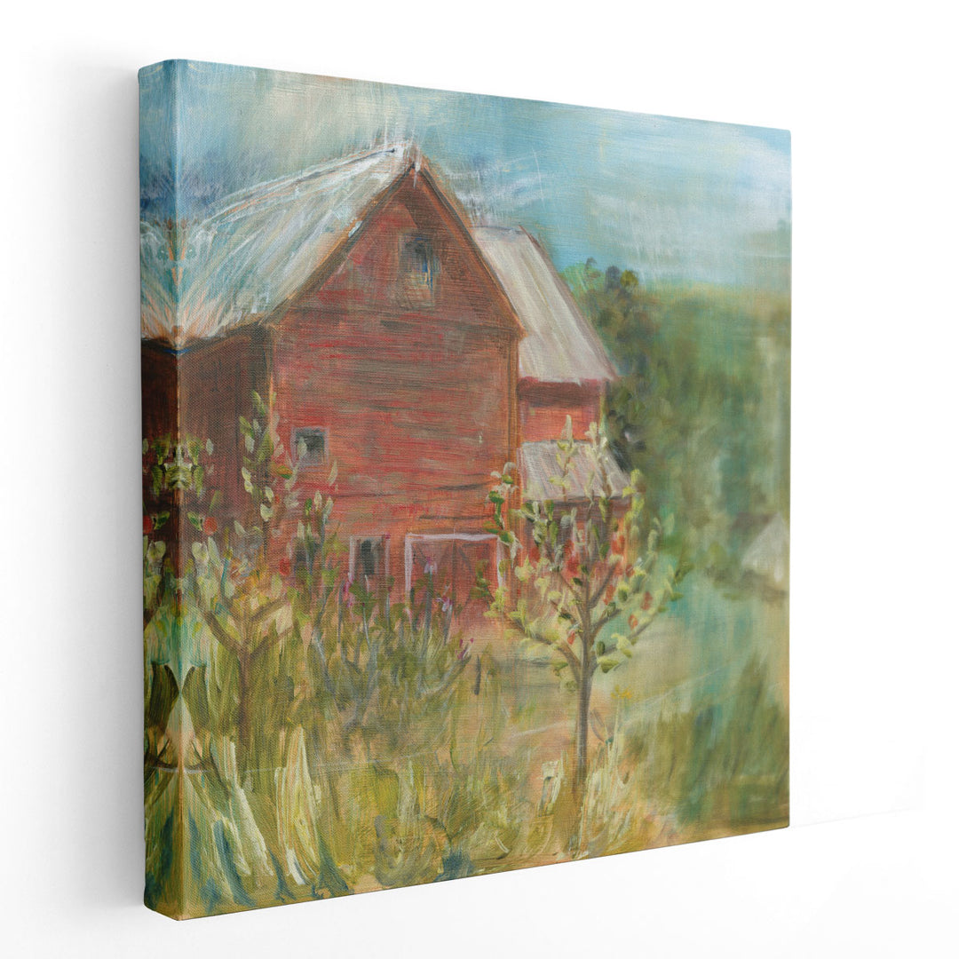 Barn Orchard - Canvas Print Wall Art